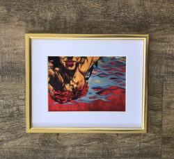 Kelsey in Gold Frame