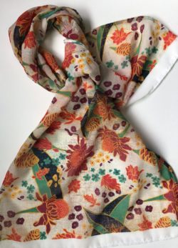 Torch Ginger scarf in White