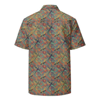 Vintage Torch Aloha Shirt in Cloud Blue - Image 2