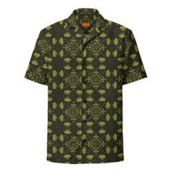 Grandpa Anthurium Aloha Shirt Dark