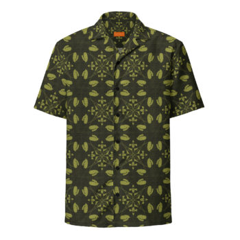 Grandpa Anthurium Aloha Shirt Dark