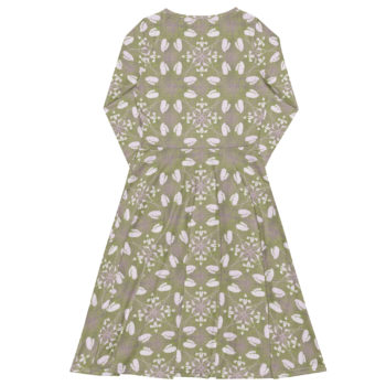 Light Grandpa Anthurium Midi Dress - Image 2