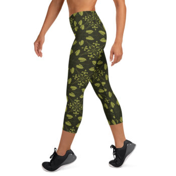 Cropped Anthurium Kuiki Leggings - Image 2