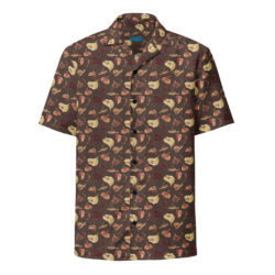 Hojicha Anthuriums Aloha Shirt