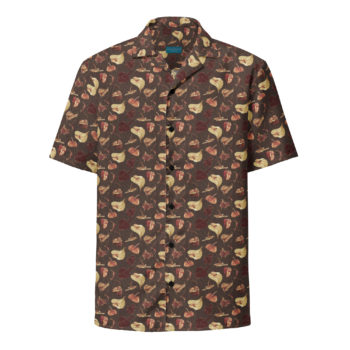 Hojicha Anthuriums Aloha Shirt