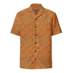 Tan Filigree Aloha Shirt