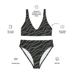 Tahitian Strands Bikini in Black