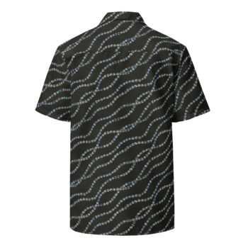 Tahitian Strands Aloha Shirt in Black - Image 2