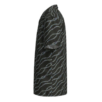 Tahitian Strands Aloha Shirt in Black - Image 4