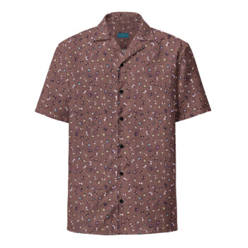 Purple Pearl Dot Aloha Shirt
