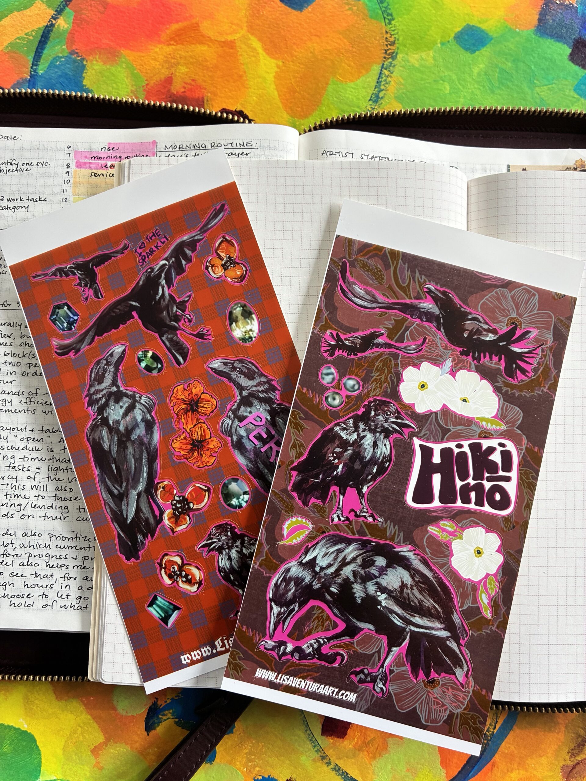 Crow Sticker Set - Image 2